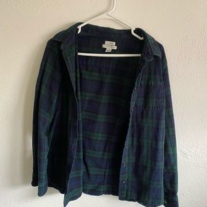 LL Bean flannel